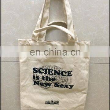 Fashion cotton canvas shoulder bag (with long handle)