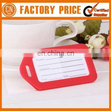 Personalized Good Quality Plastic Luggage Tag