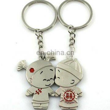 Hot Selling Custom Wedding Gift Fashion Matching Couple Metal Keychains