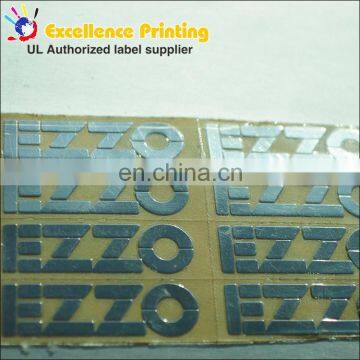 China wholesale customize metal nickel logo label