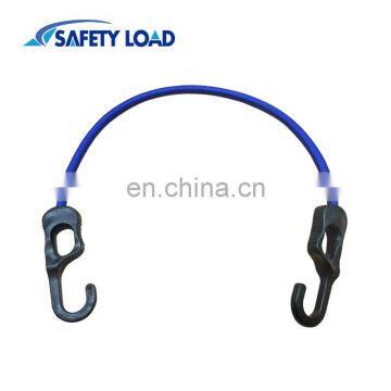 High Strength Blue Bungee Cord With Plastic Hooks