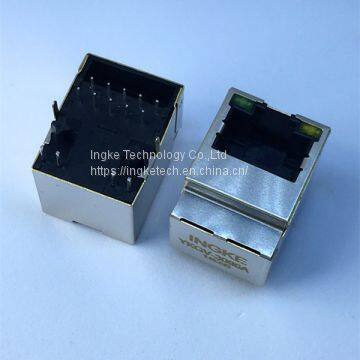 YKGV-3096A 7499110120A Vertical Gigabit RJ45 Jacks with Integrated Magnetics