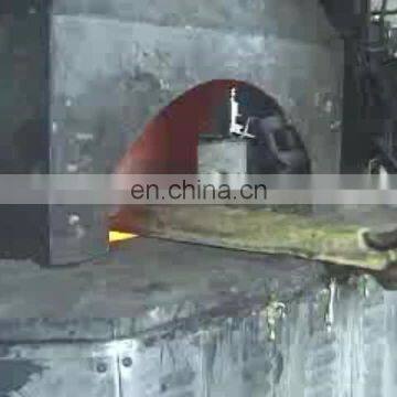 2000c temperature 2 t electric induction steel scrap metal revolve smelting furnace