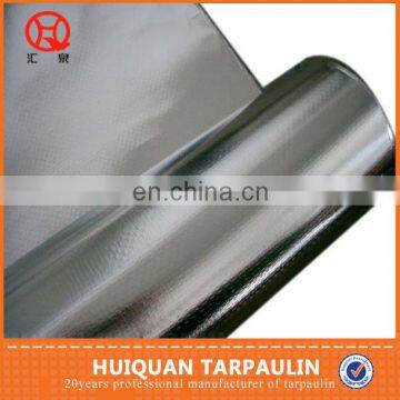 PE woven fabric pe tarpaulin with aluminum foil coating