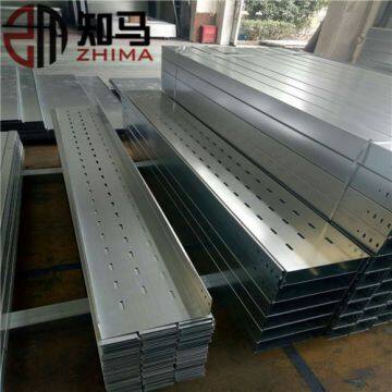 Material Carbon Steel Q235 Cable Tray With Customized Surface Finish