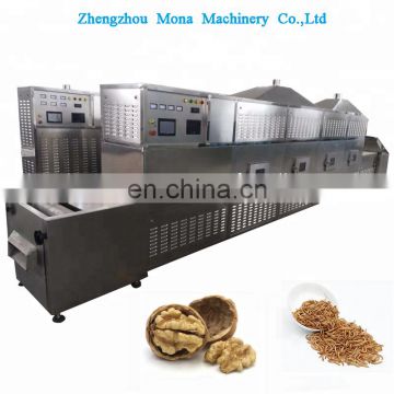 Microwave dryer&sterilizer---industrial microwave drying machine for Almond cashew walnut nuts