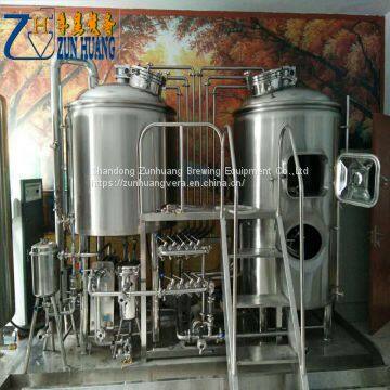 5BBL 2 Vessel Beer Brewing Equipment Mash System Microbrewery Beer Making Machine Brew Kettle