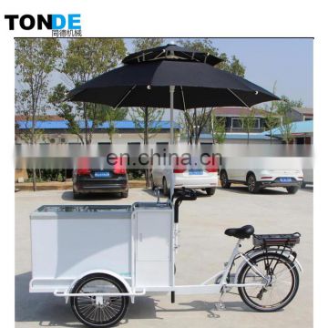 solar ice cream bike street food bike