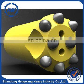 Rock drilling 34mm taper button bit for hard rock formations