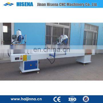 LJZ02--3500 UPVC profile double head cutting upvc cutting machine for 45 degree