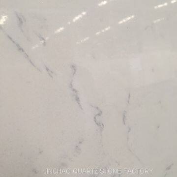 Artificial carrara mist color quartz stone