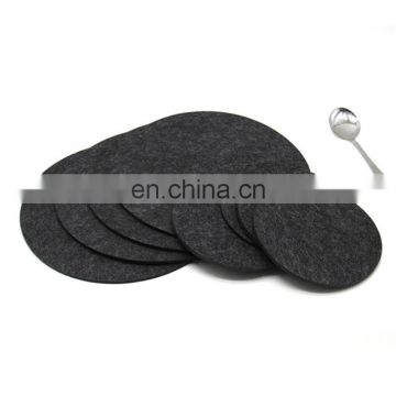 wool felt place mat set coaster