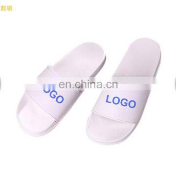 2020 factory direct supply wholesale price custom logo PVC soft anti skid solid color indoo outdoor slide sandals slippers