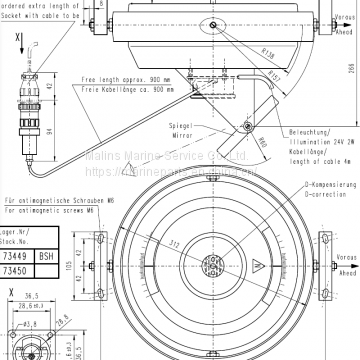 SARACOM MC-180 MC-18 Magnetic Compass Overhaul Kit photo-5
