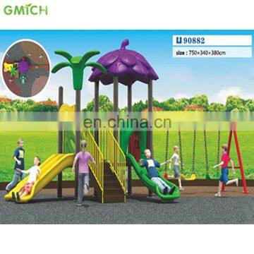 Patio Plastic Climbing Frame Push Swing Set Playground With Accessories photo-2