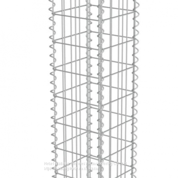 construction joint for retaining wall construction of gabion wall