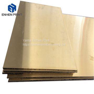 High Strength Hardness CNC Brass Plate for CNC Engraving photo-4