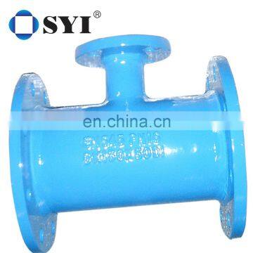 ISO2531/EN545/EN598/AWWAC110/AWWAC153 Ductile Iron Pipe Fittings-all Flanged Tee photo-5