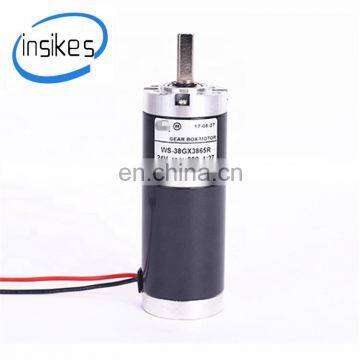 CW/CCW speed control small motor high torque 38mm 12V 24V DC geared motor