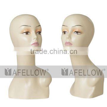 Cheap Head Mannequin Female Realist Display Hair Mannequin H1099 photo-3