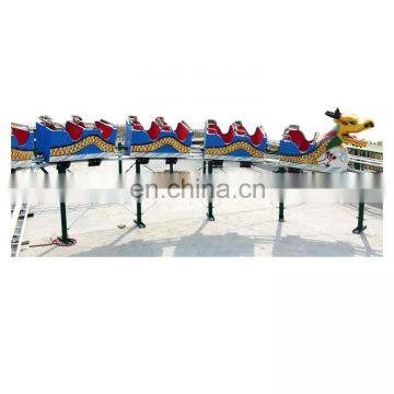 Luna park equipment dragon mini roller coaster montanha-russa para venda