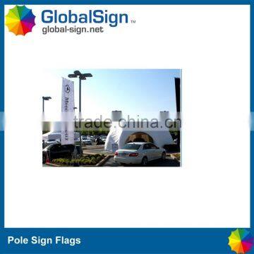 Good Quality Outdoor Pole Sign Hanging Banner