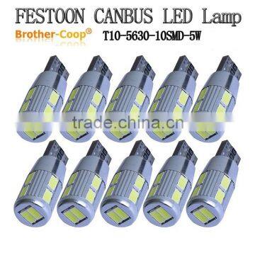 canbus LED Samsung chip T10 10SMD 5630