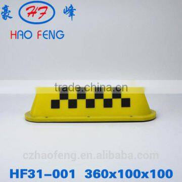 HF31-001 led traffic light taxi top advertising light box taxi roof advertising box