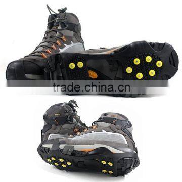 A Pair of New Enhanced Version Cool Slip-on Over Shoe Studded Anti Slip Ice Spikes Ice Shoes Grippers Cleats Ice Traction Snow T