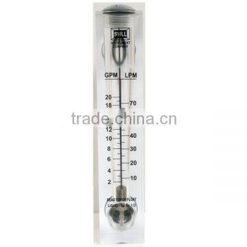 acrylic panel cheap water flow meter