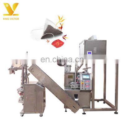 KV Automatic Pyramidal Tea Bag Packing Packaging Machine