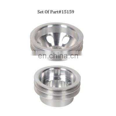 CNC Machined Aluminum Billet SBC Water Pump Pulley photo-2