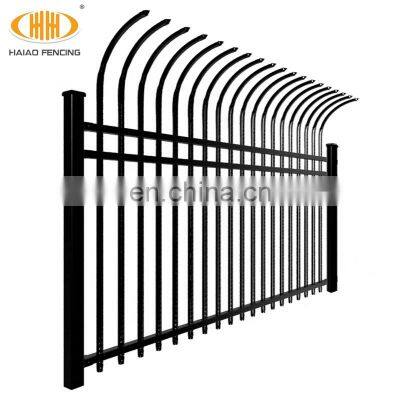 Factory Supply Bent Top Garrison Safety Steel Fence Panel photo-2