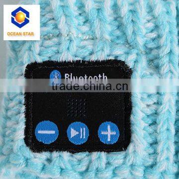 Plain Warm Knitted Bluetooth Beanie Hat With Ball photo-4