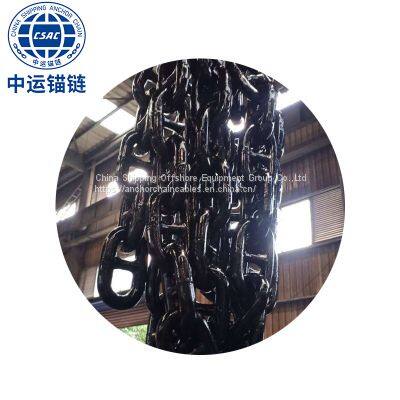 China 58mm anchor chain factory marine anchor chain supplier