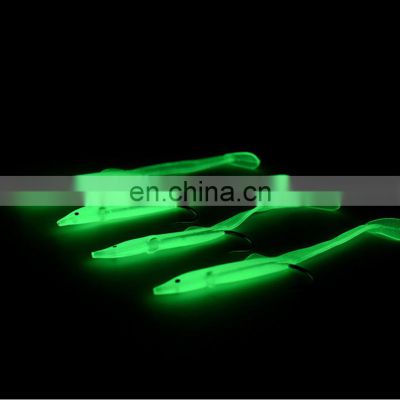 Dark Luminous Night Glowing 5.5cm-15cm Fishing Lure Soft Bait