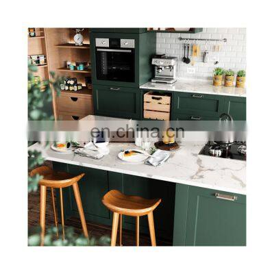 Cheap Light Green Luxury lacquer kitchen cabinet doors custom prices