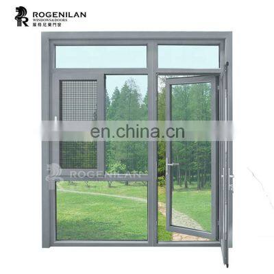 140 series thermal break system aluminum frame glass entry door