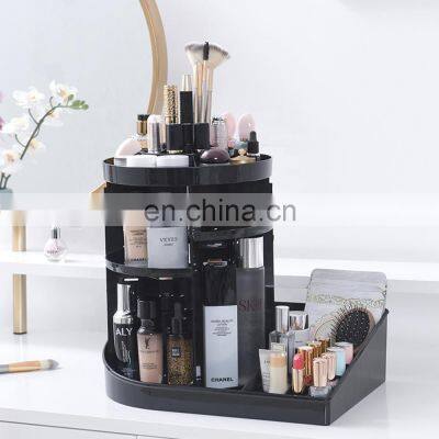 Cosmetics Organizer Jewelry Acrylic Makeup Display Storage Box Makeup Organizer With Tray