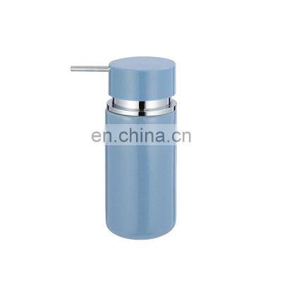 Cost-effective Bathroom Lotion Dispenser Modern Design Stoneware Glaze Ceramic Soap Dispenser  Blue Ceramic Lotion Dispenser