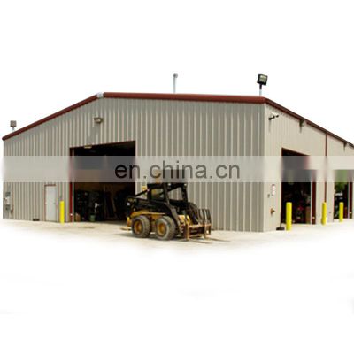 High Quality Double Slope Prefabricated Galvanized Modern Light Steel Structure Warehouse/Workshop