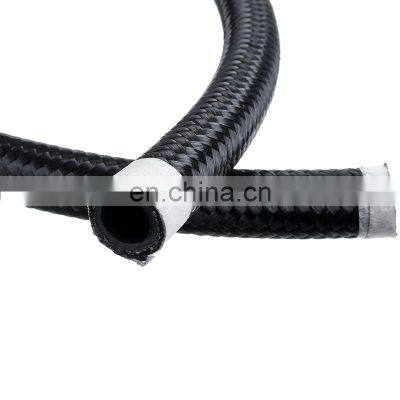 AOSU 1M Universal Car AN4 Nylon Steel Braided Pipeline Oil Gas Line Fuel Hose