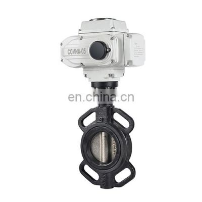 DN50 AC220V Cast Iron Butterfly Clamp Electric Valve with FKM Sealing  butterfly electric valve