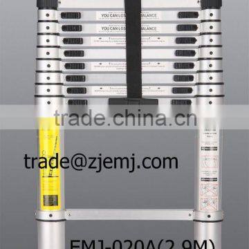 Telescopic ladder 2.9Mm(9.5ft) (3.8m,3.2m,2.9m,2.6m,2.0m)