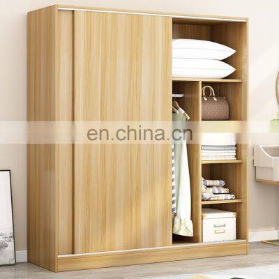 Customized Bedroom Furniture Fitted Sliding Door Closet System Clothes Storage Cabinet Wardrobe Modern Wooden Wardrobes photo-4