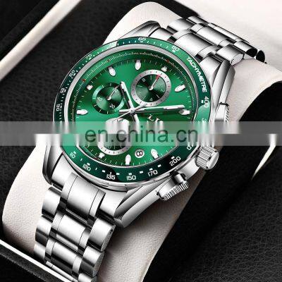 LIGE 8931 Men Quartz Watch Fashion Waterproof Calendar Diver Watches Men Wrist Top photo-4