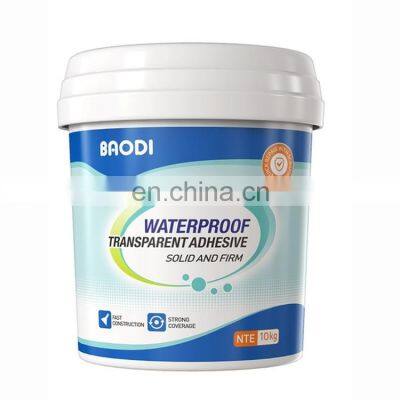 Factory direct sales waterproof transparent adhesive exterior clear waterproof glue liquid for repair tiles