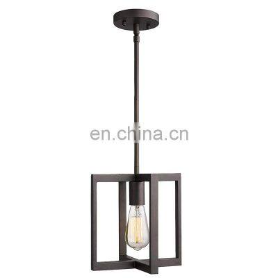 Black Metal Shade Modern Nordic Pendant Lam Dining Hanging Chandelier Lights For Living Room