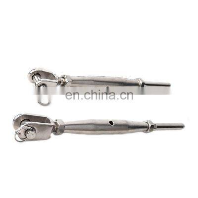 Stainless Steel 304 316 Turnbuckles Closed Body Rigging Screw Jaw and Swage Stud Heavy Duty Wire Rope Fitting photo-2