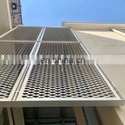 Cladding Facade Made From Expanded Metal Mesh